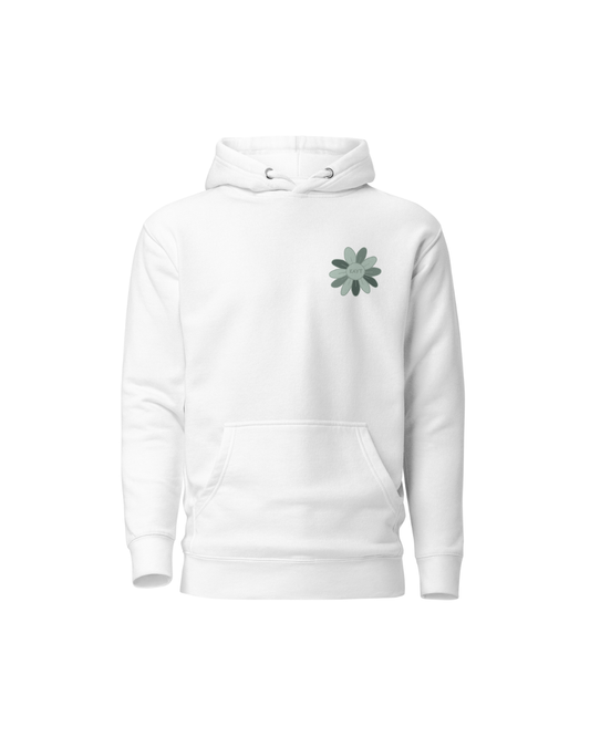 Sudadera Blanca "Flowers"