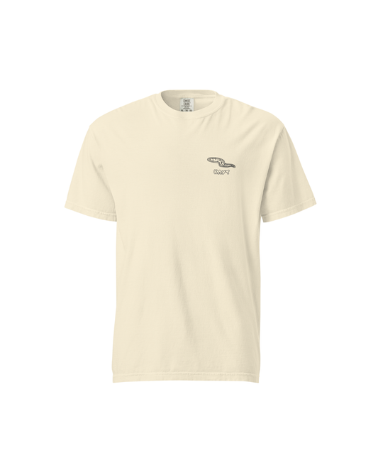 Camiseta "Just Living" (Beis)