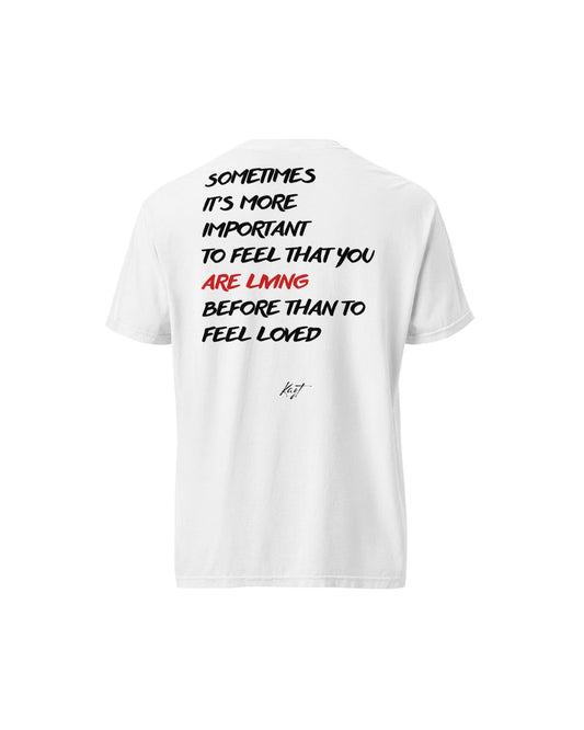 Camiseta More Important Blanca