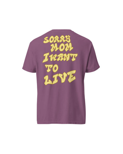 Camiseta Sorry Mom Morado