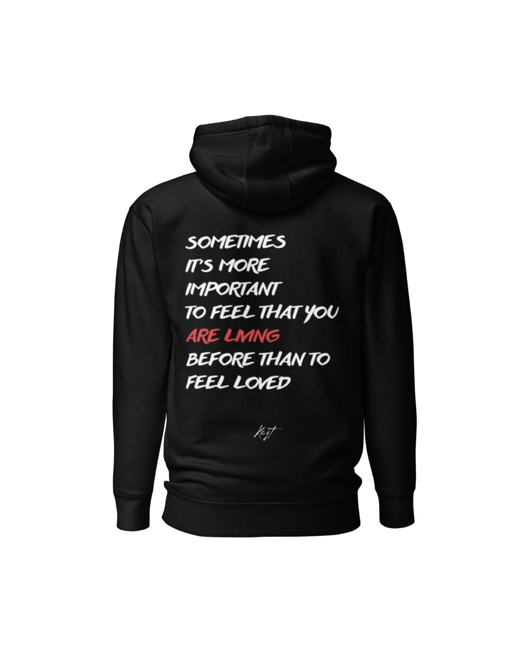 Sudadera More Important Negra