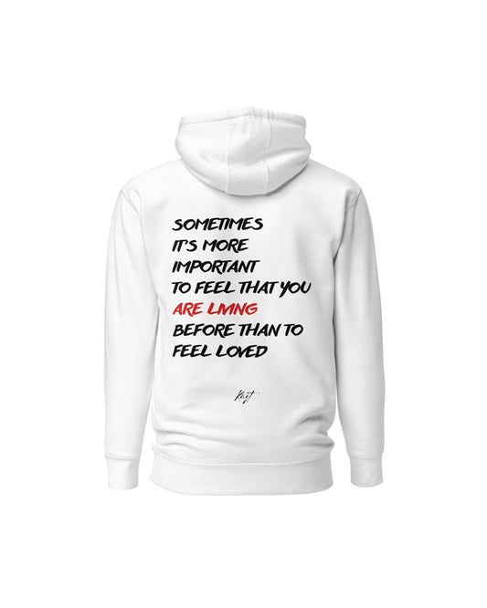 Sudadera More Important Blanca