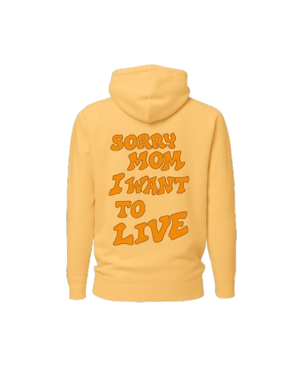 Sudadera Sorry Mum Naranjas