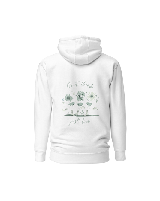 Sudadera Blanca "Flowers"