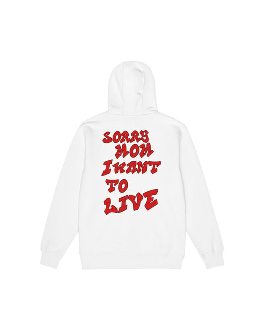 Chaqueta Sorry Mom Blanca