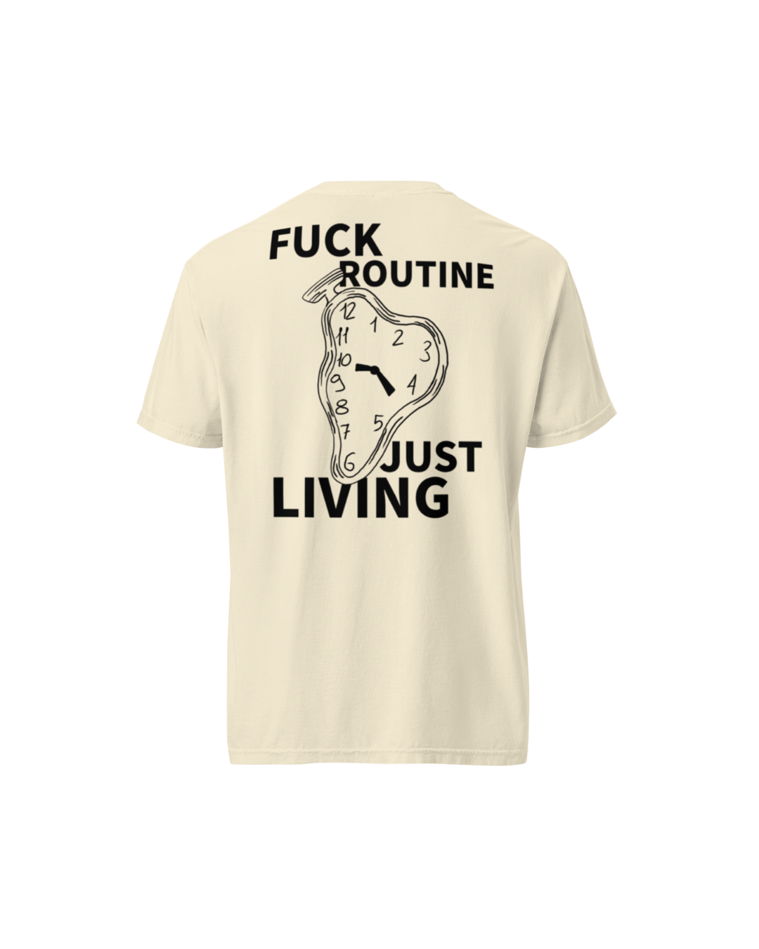 Camiseta "Just Living" (Beis)