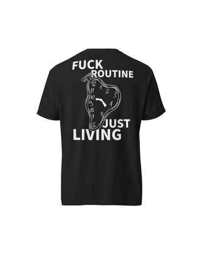 Camiseta "Just Living" (Negra)