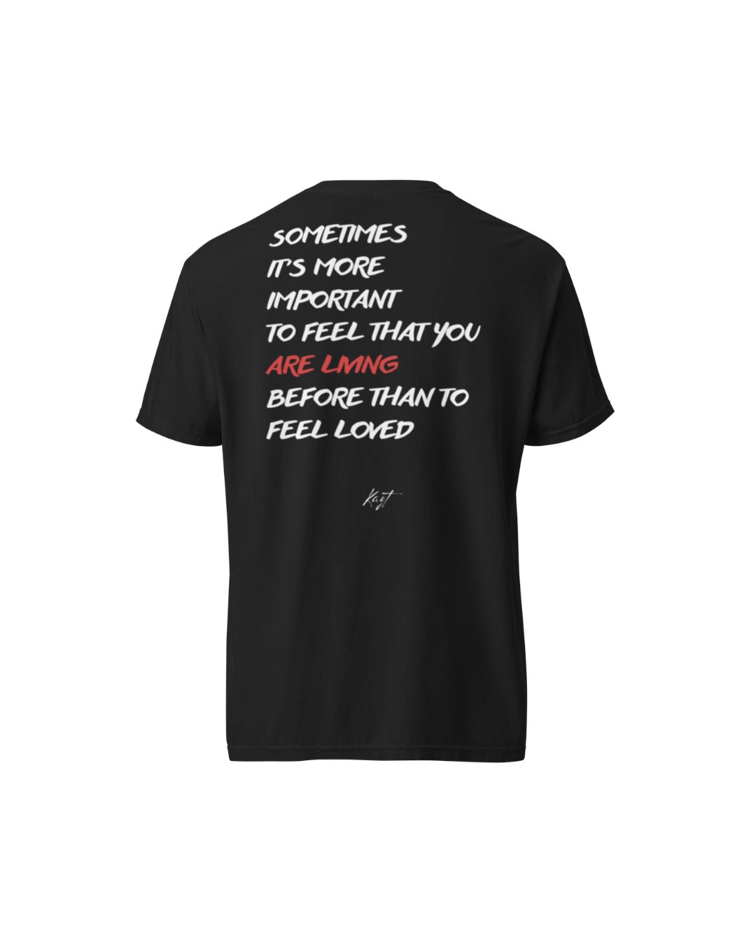 Camiseta More Important Negra