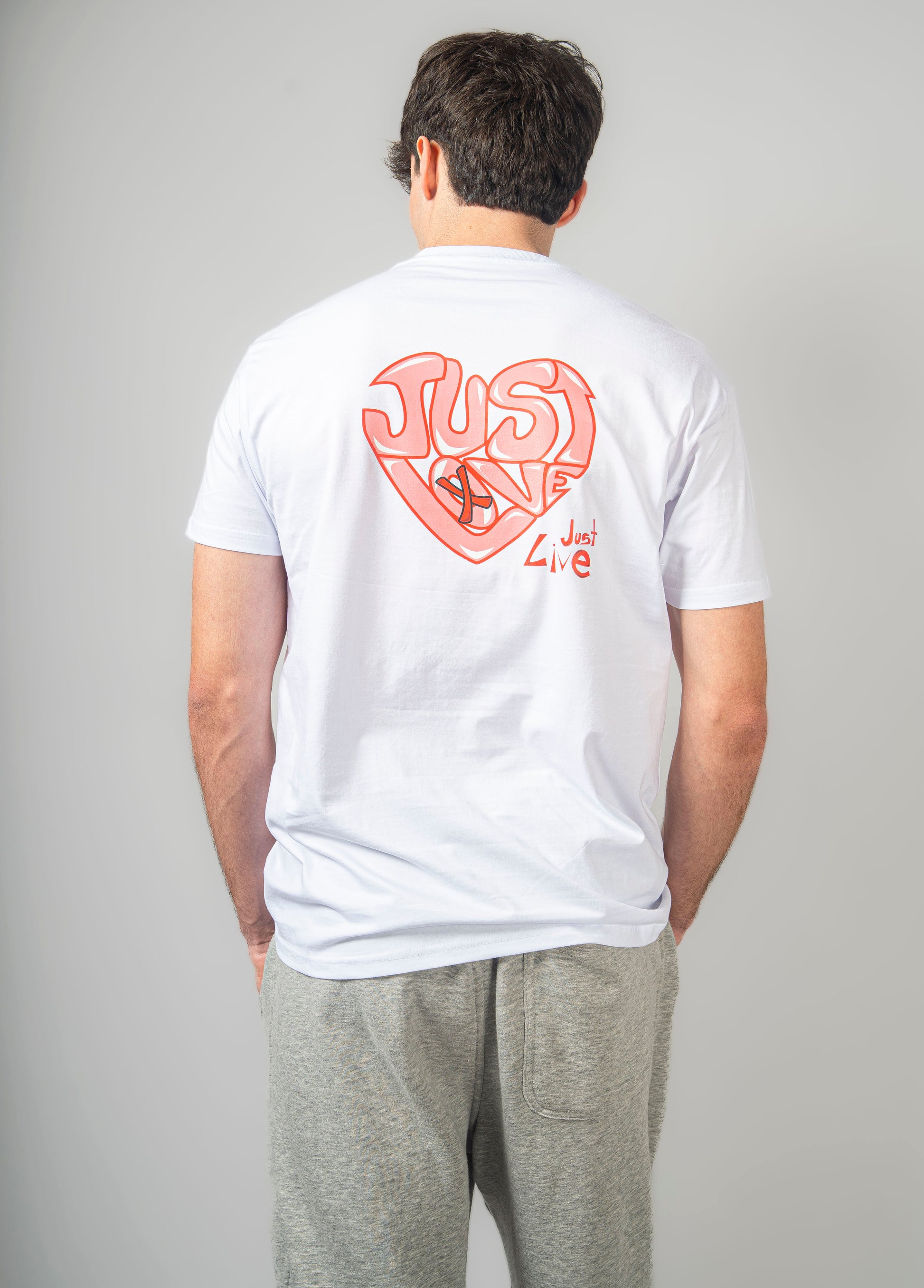 Camiseta Just Love Blanca