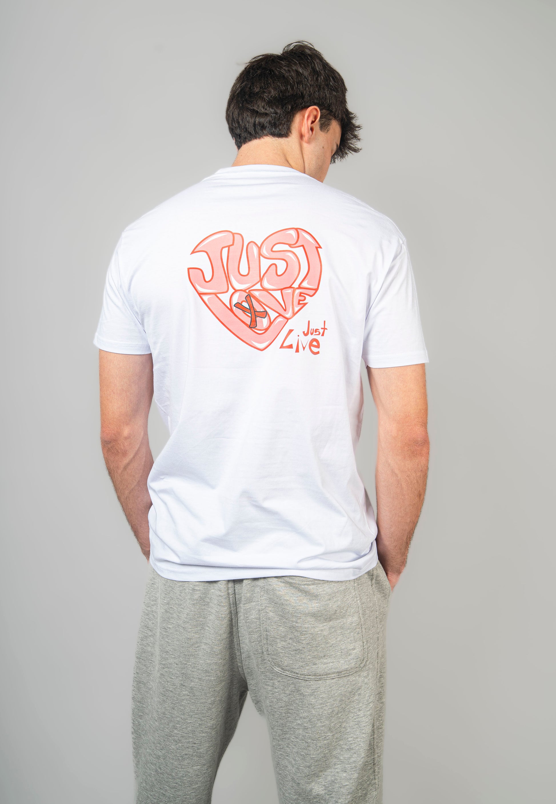 Camiseta Just Love Blanca