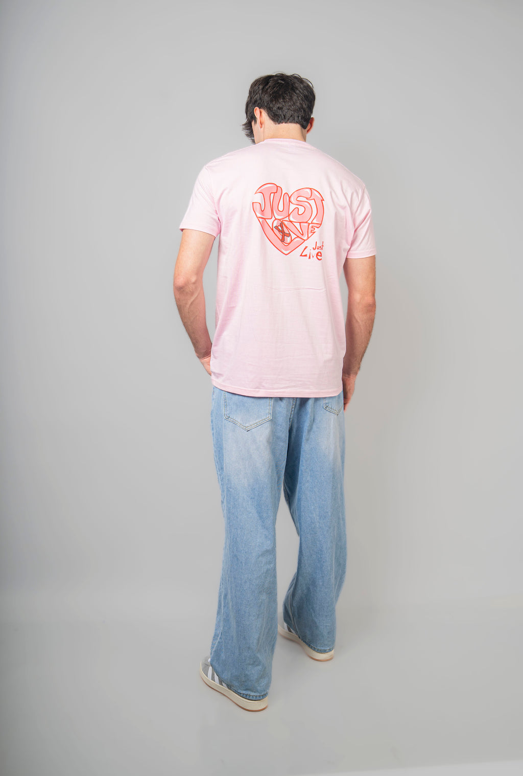 Camiseta Just Love Rosa
