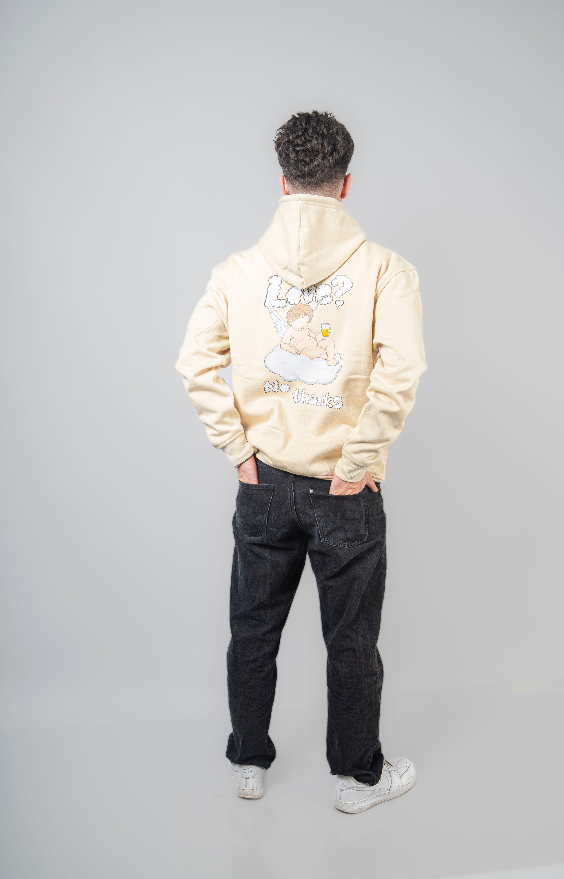 Sudadera Cupido Beis