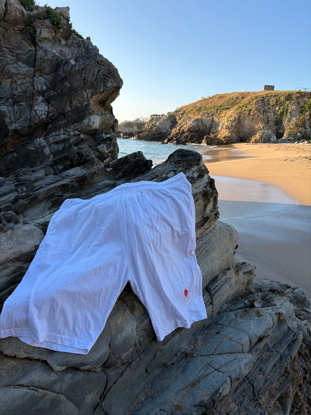Pantalón corto blanco