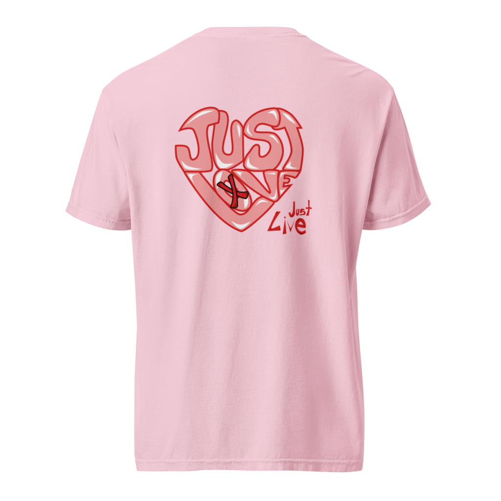 Camiseta Just Love Rosa