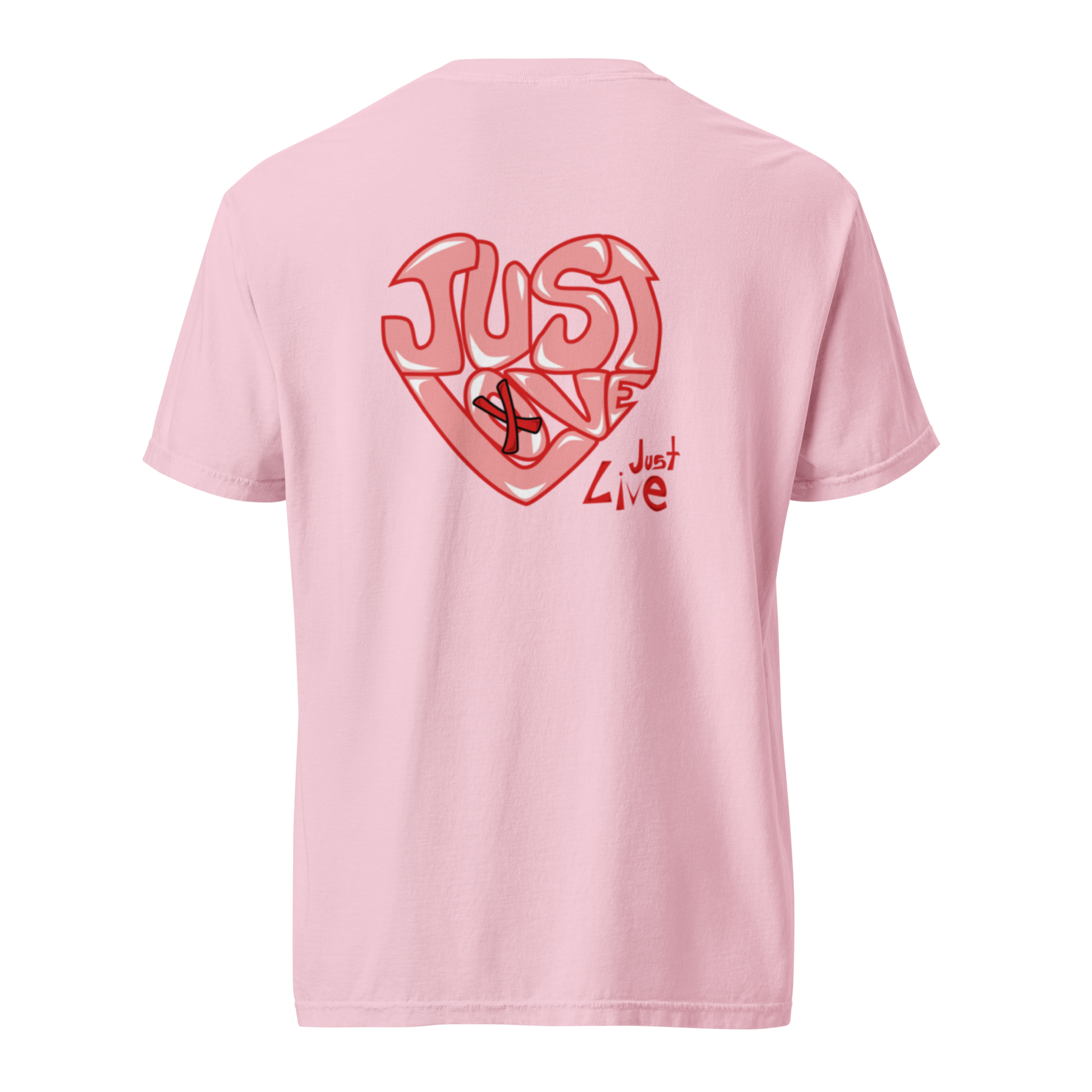 Camiseta Just Love Rosa